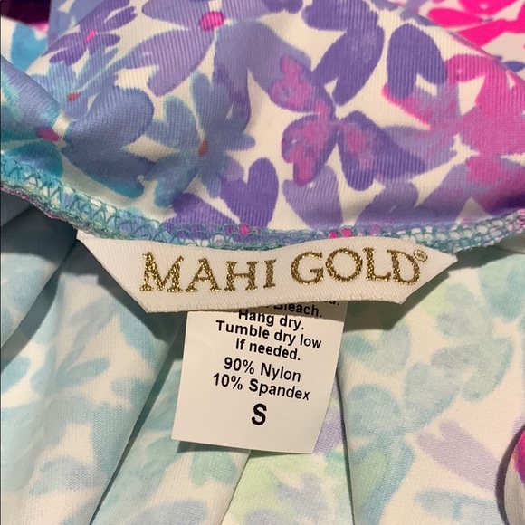 Size S Mahi Gold never worn Emmaline dress in rainbow floral - Picture 2 of 4
